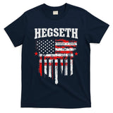 Pete Hegseth Secretary Of Defense Trump Support Patriots T-Shirt