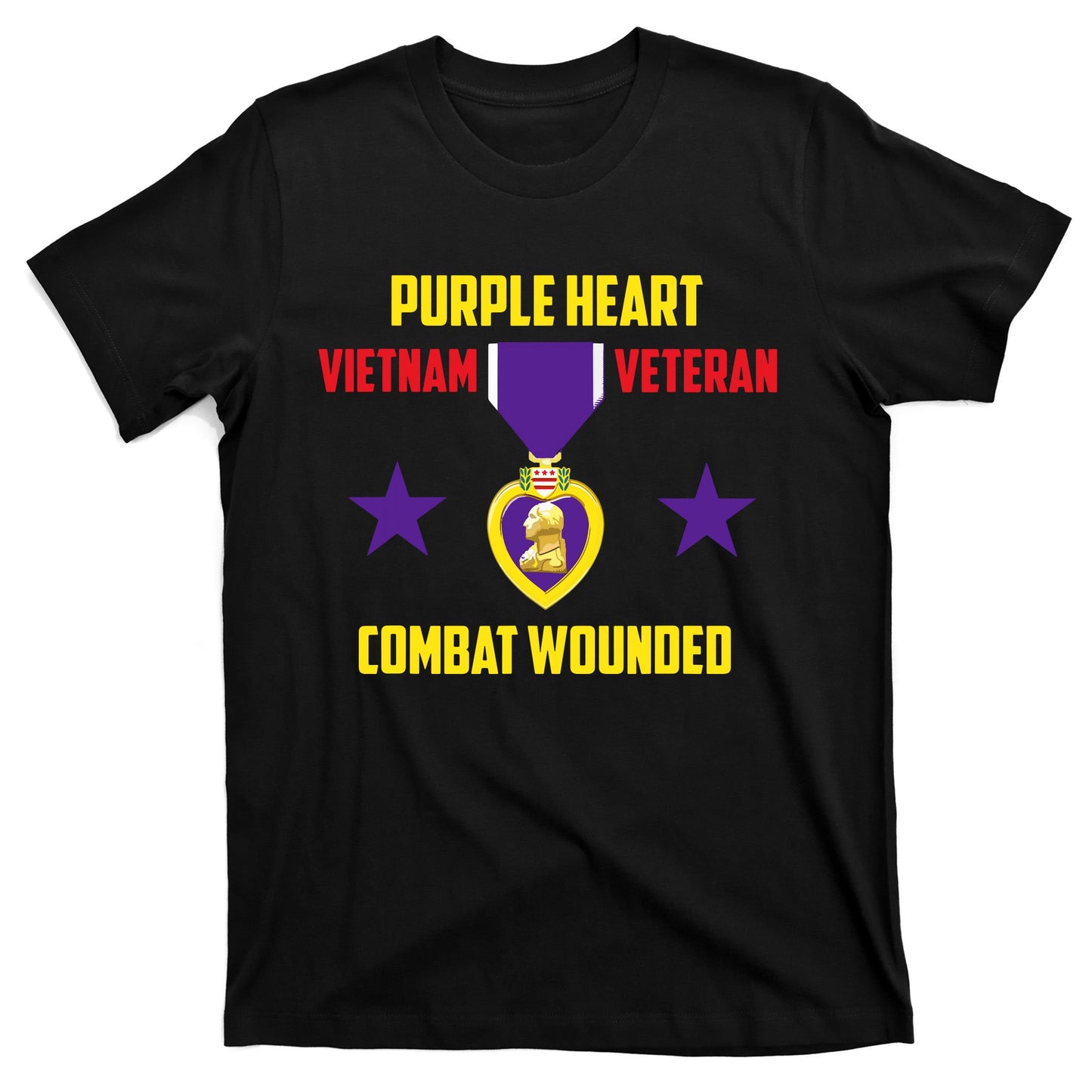 Purple Heart Vietnam Veteran T-Shirt