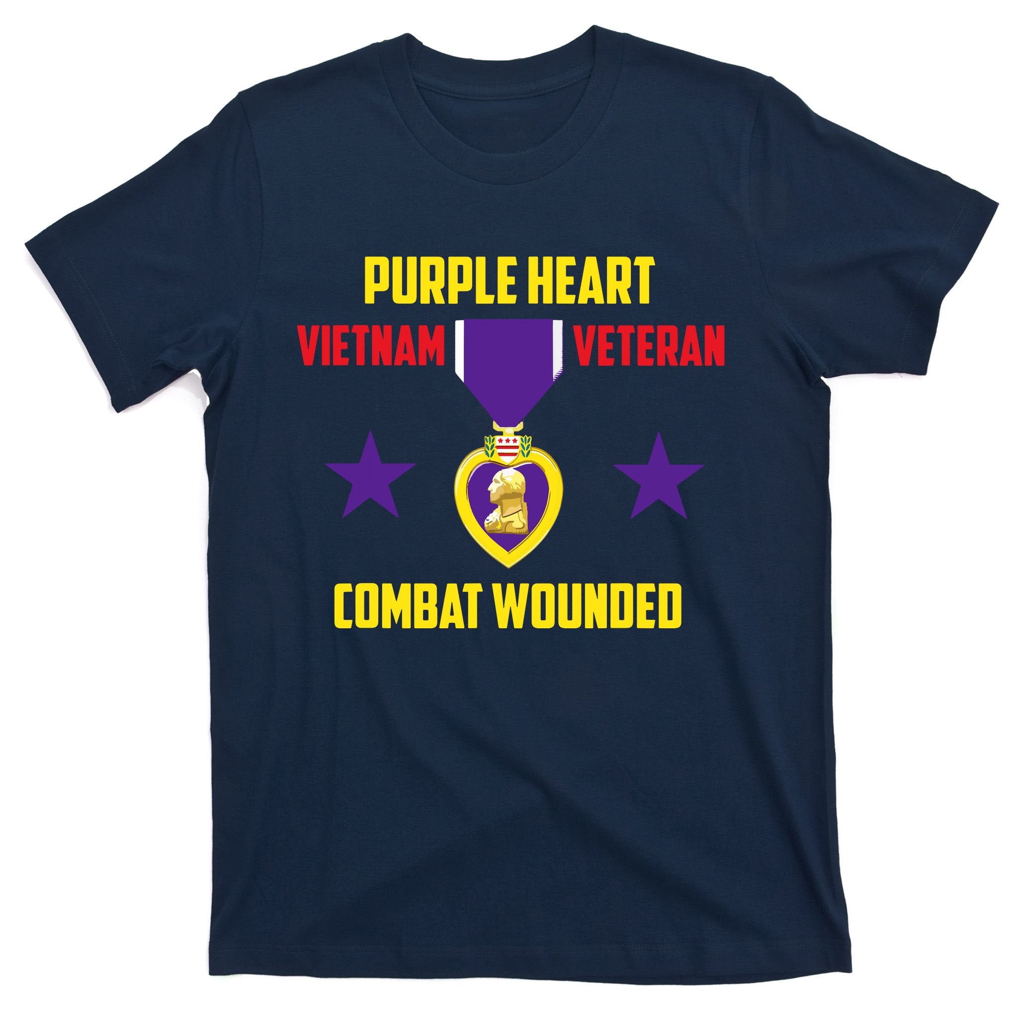 Purple Heart Vietnam Veteran T-Shirt
