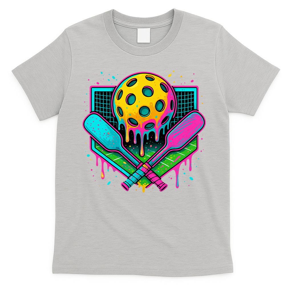 Pickleball Ice Cream Drip T-Shirt