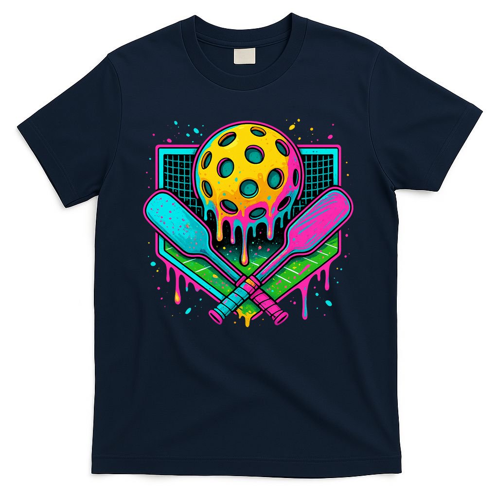 Pickleball Ice Cream Drip T-Shirt