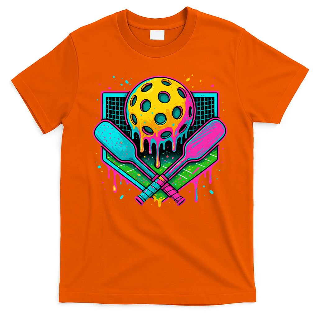 Pickleball Ice Cream Drip T-Shirt