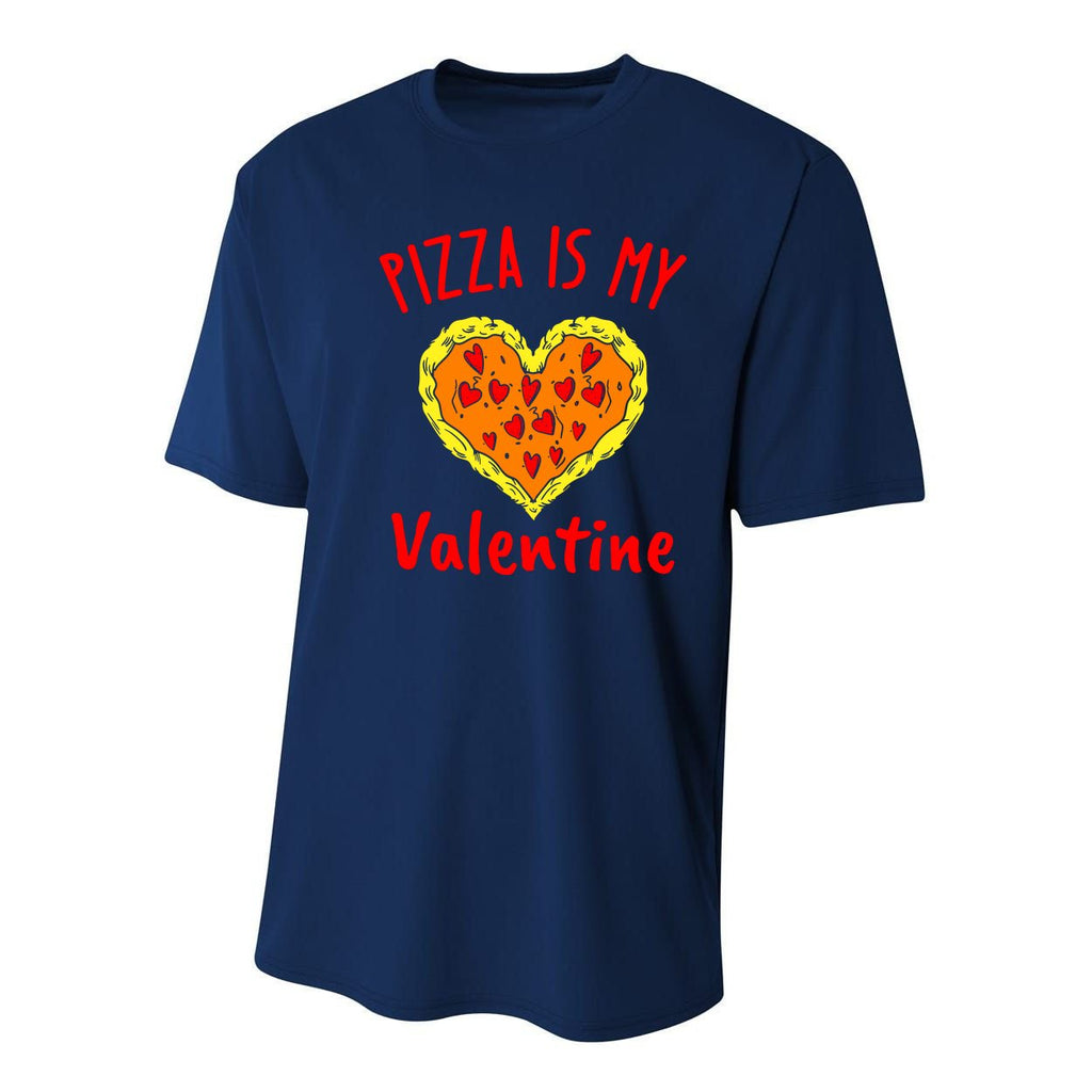 Pizza Is My Valentine Youth Performance Sprint T-Shirt