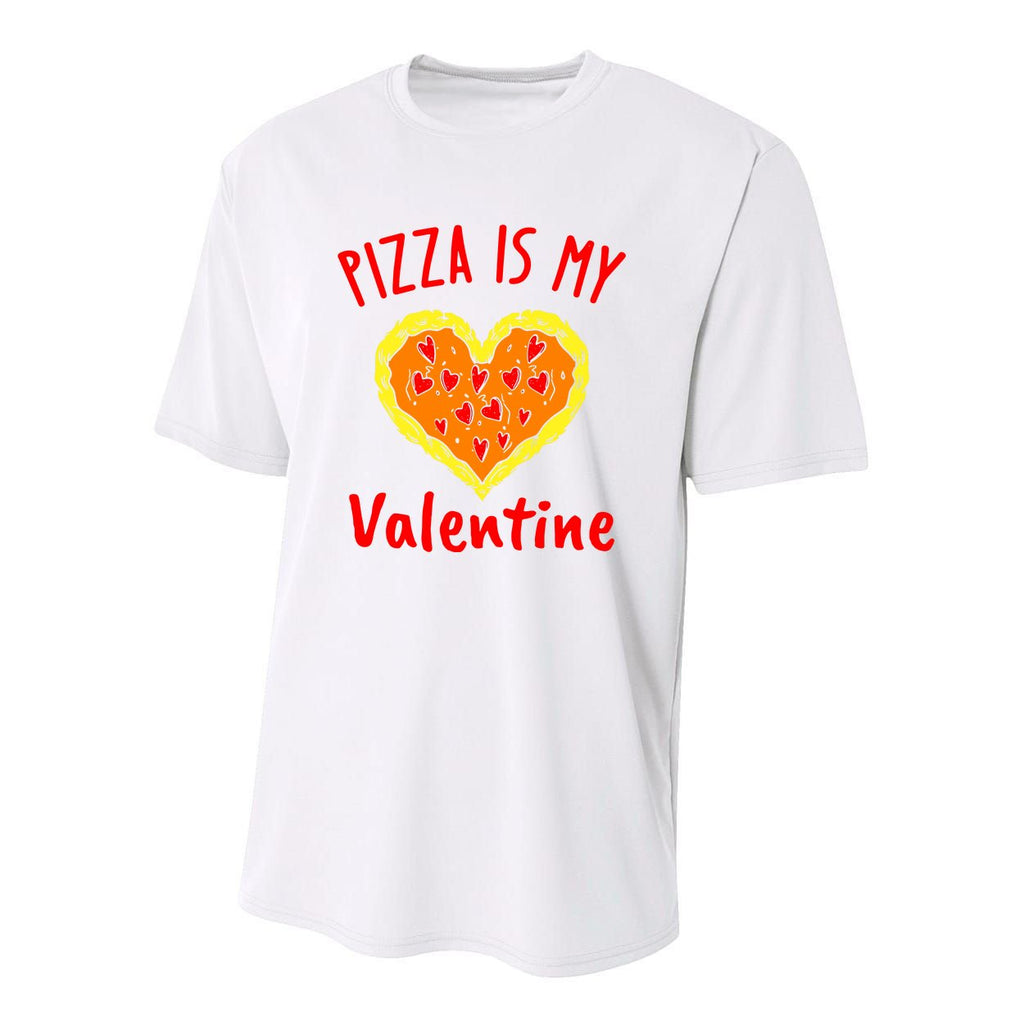 Pizza Is My Valentine Youth Performance Sprint T-Shirt