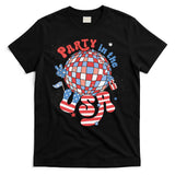 Party In The USA 4th Of July America Independence Disco T-Shirt