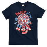 Party In The USA 4th Of July America Independence Disco T-Shirt