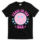 Party In The USA Retro Star Smile T-Shirt