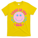 Party In The USA Retro Star Smile T-Shirt