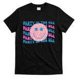 Party In The Usa Retro Smile Groovy T-Shirt