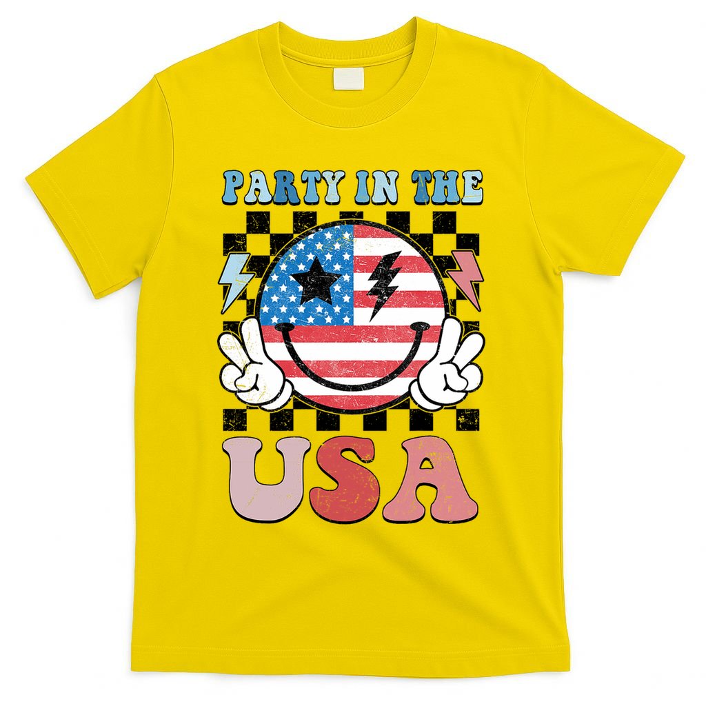 Party In The Usa Flag 4th Of July T-Shirt