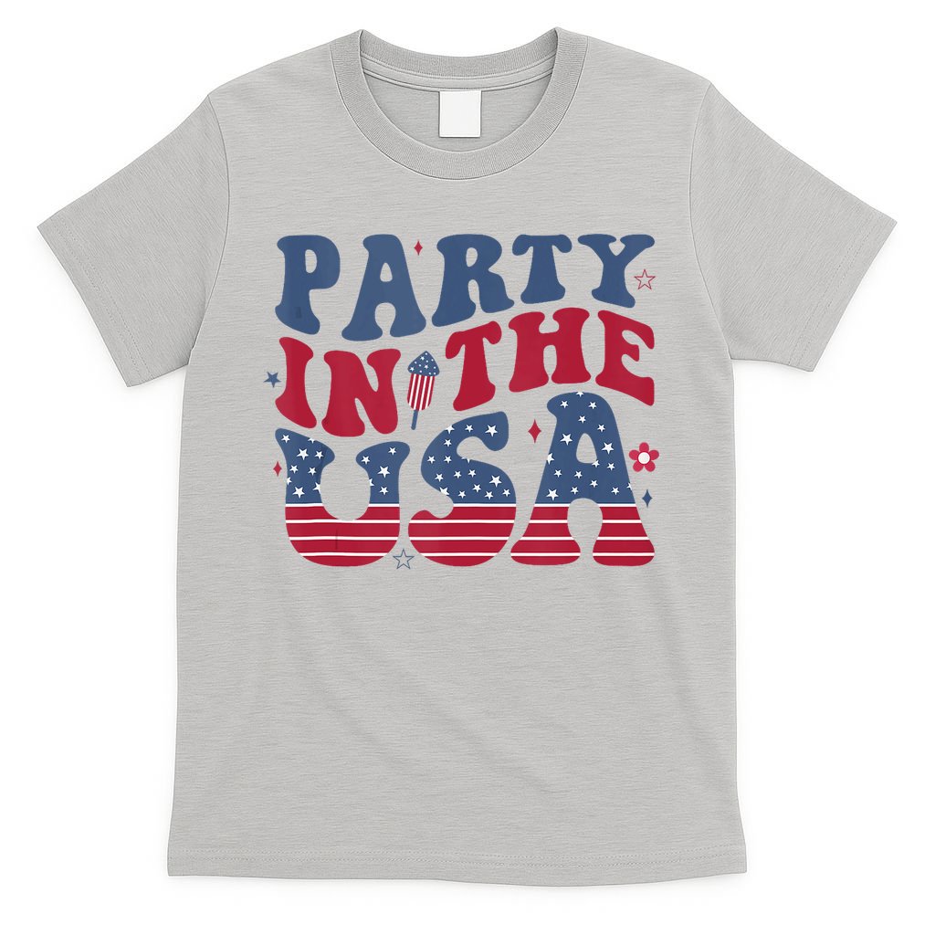 Party In Usa 4th Of July Flag American T-Shirt