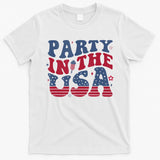 Party In Usa 4th Of July Flag American T-Shirt