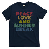 Peace Love And Summer Break Summer Lover T-Shirt