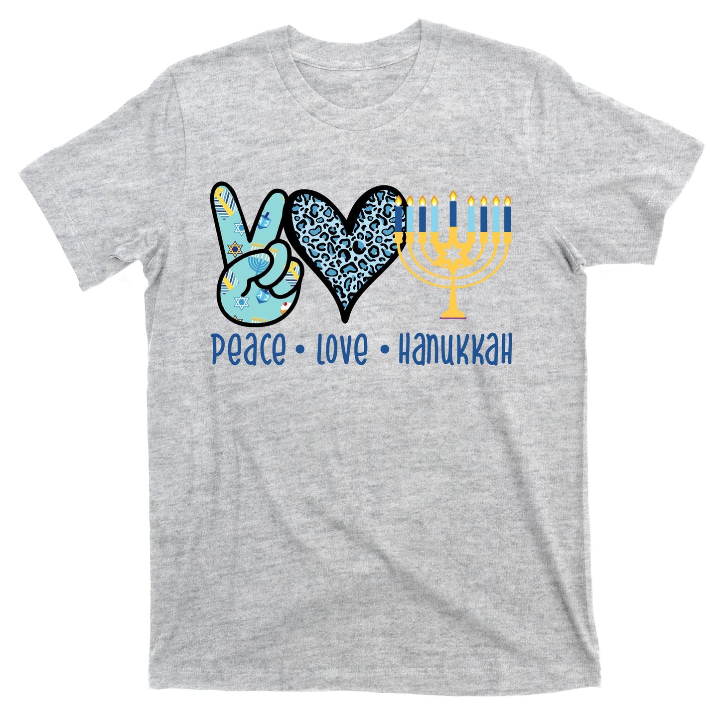Peace Love Hanukkah Cute Gift T-Shirt