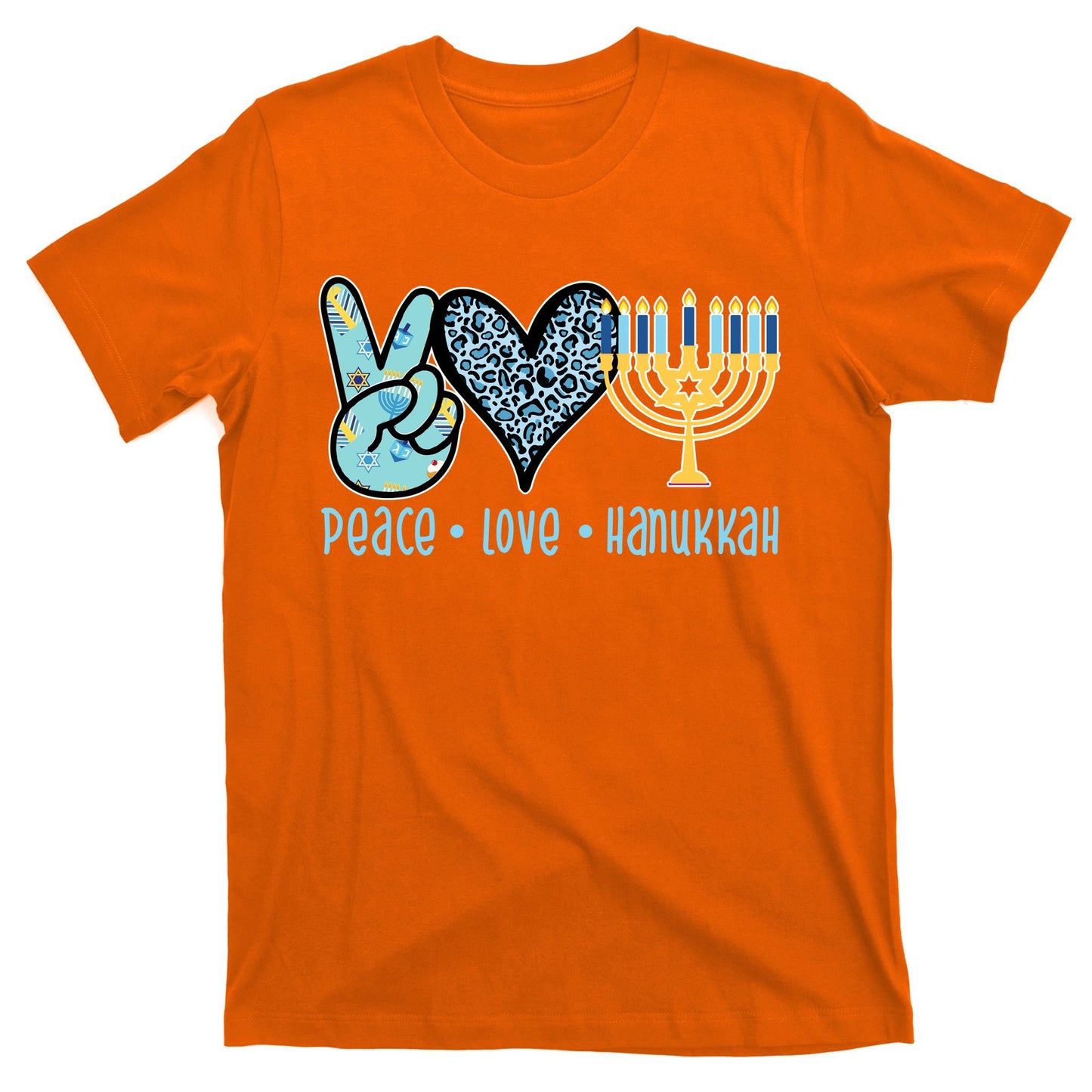 Peace Love Hanukkah Cute Gift T-Shirt