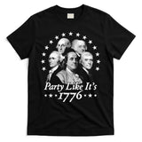 Party Like Its 1776 4th Of July Founding Fathers USA America T-Shirt