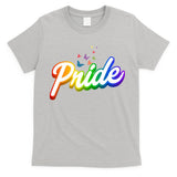 Pride Logo Rainbow Butterflies  T-Shirt