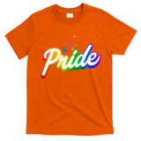 Pride Logo Rainbow Butterflies  T-Shirt