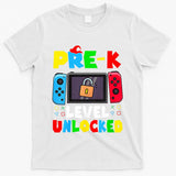 Prek Level Unlocked Video Game Back To School T-Shirt