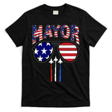 Patriotic Mayor 4th Of July Usa American Flag T-Shirt