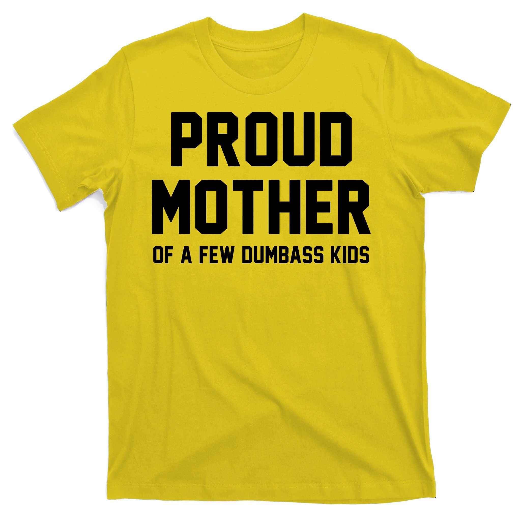 Proud Mother Of A Few Dumbass Kids Funny T-Shirt