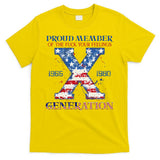 Proud Member Of The Fuck Your Feelings Gen X Usa 4th Of July T-Shirt