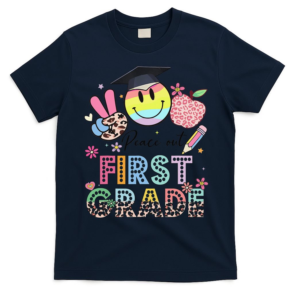 Peace Out 1st First Grade Graduation Last Day Of School T-Shirt
