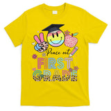 Peace Out 1st First Grade Graduation Last Day Of School T-Shirt