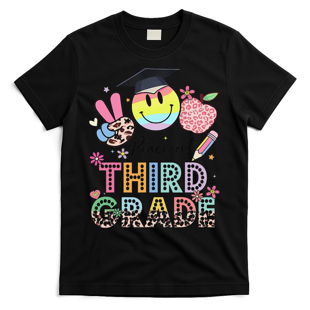 Peace Out 3rd Third Grade Graduation Last Day Of School T-Shirt