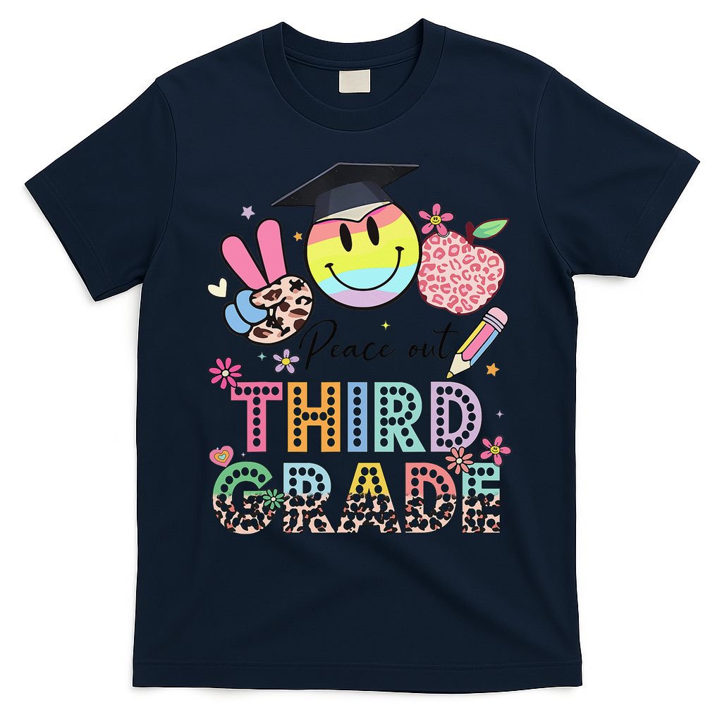 Peace Out 3rd Third Grade Graduation Last Day Of School T-Shirt