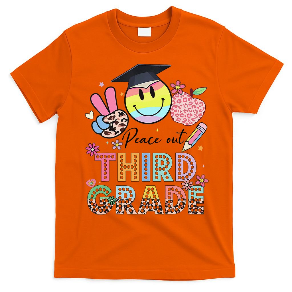 Peace Out 3rd Third Grade Graduation Last Day Of School T-Shirt