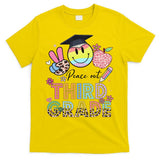 Peace Out 3rd Third Grade Graduation Last Day Of School T-Shirt
