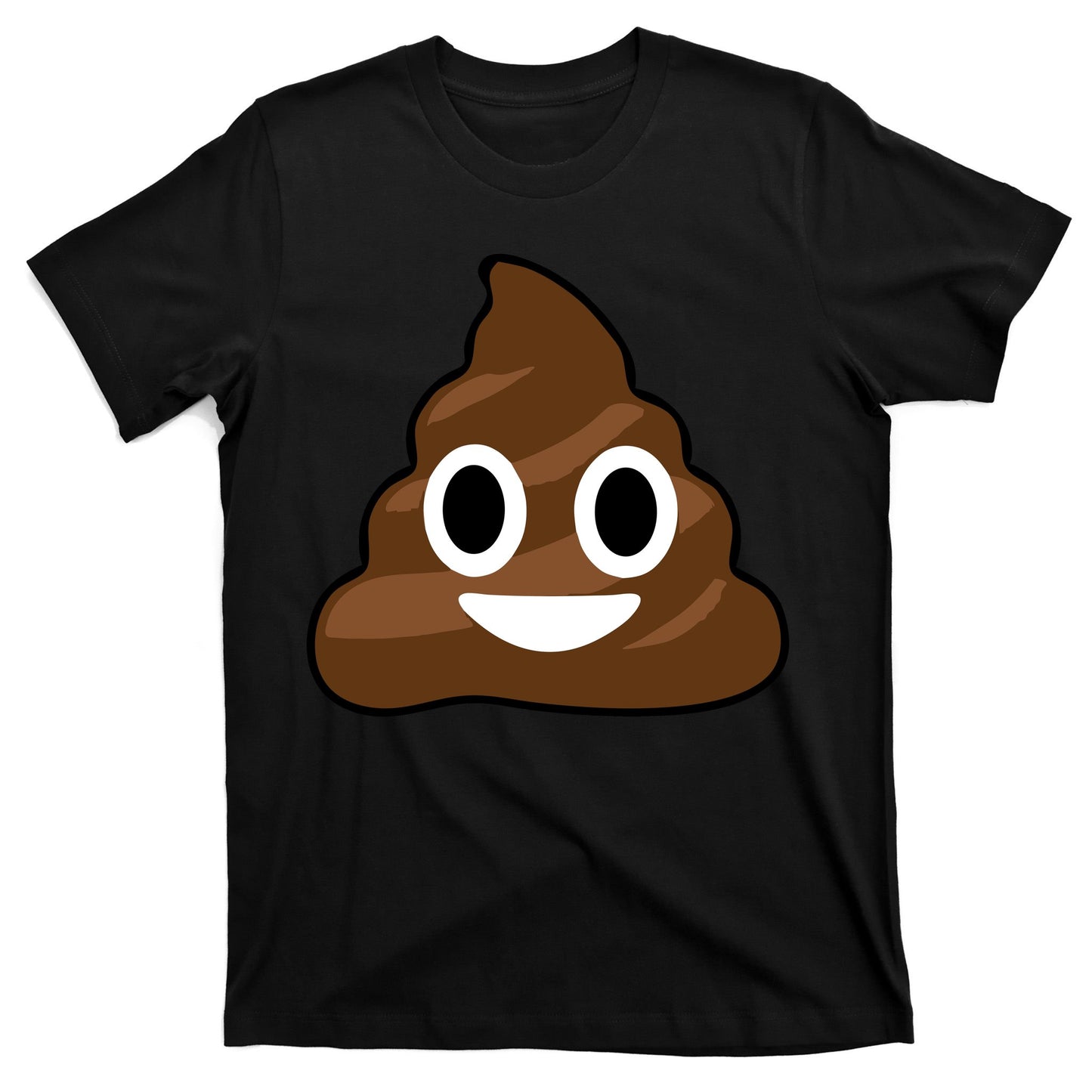 Poop Emoji Smiley Face Logo T-Shirt