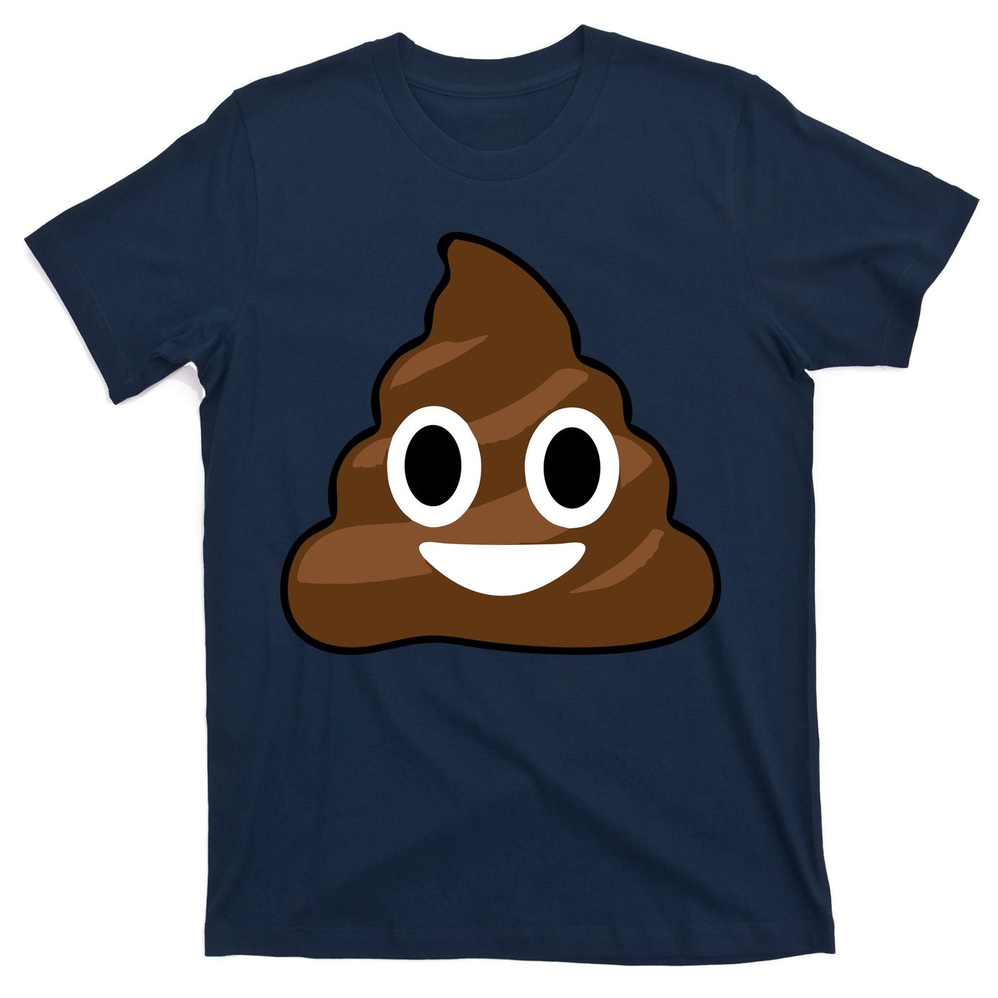 Poop Emoji Smiley Face Logo T-Shirt