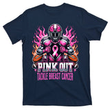 Pink Out Tackle Breast Cancer Awareness Football T-Shirt