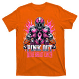 Pink Out Tackle Breast Cancer Awareness Football T-Shirt