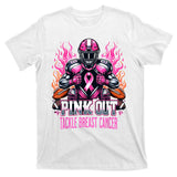 Pink Out Tackle Breast Cancer Awareness Football T-Shirt