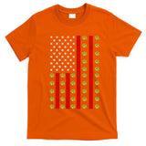 Patriotic Pickleball Player Us Flag Pickleball 4th Of July Gift T-Shirt