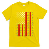 Patriotic Pickleball Player Us Flag Pickleball 4th Of July Gift T-Shirt