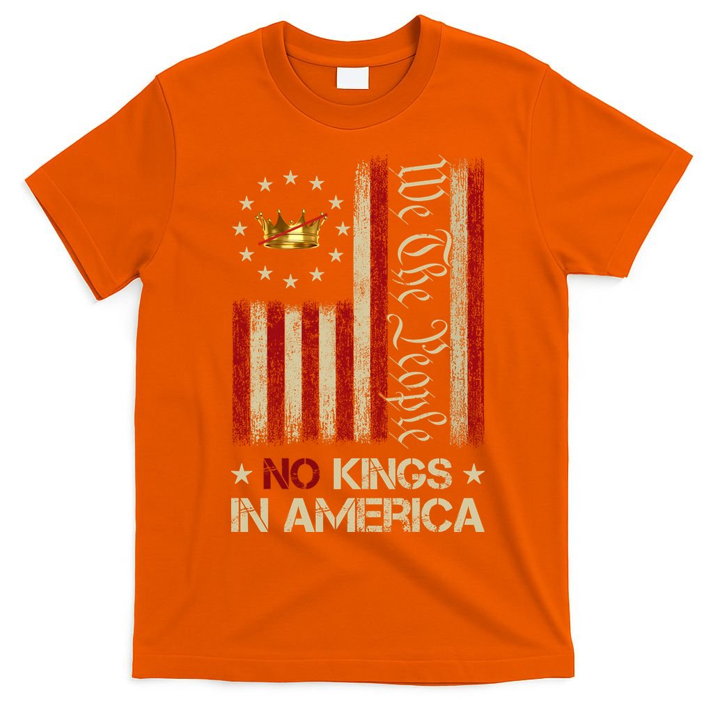 Patriotic Pro-Democracy Protest No Kings In America T-Shirt
