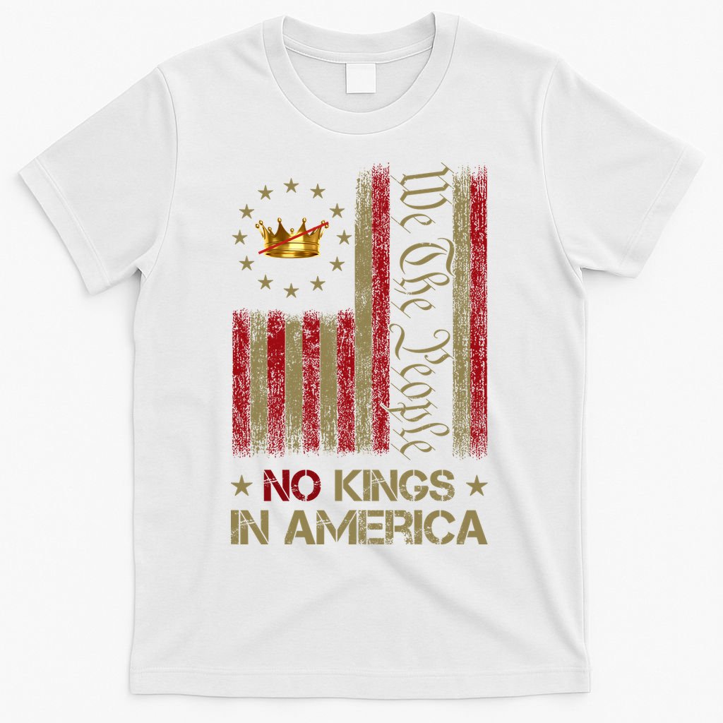 Patriotic Pro-Democracy Protest No Kings In America T-Shirt