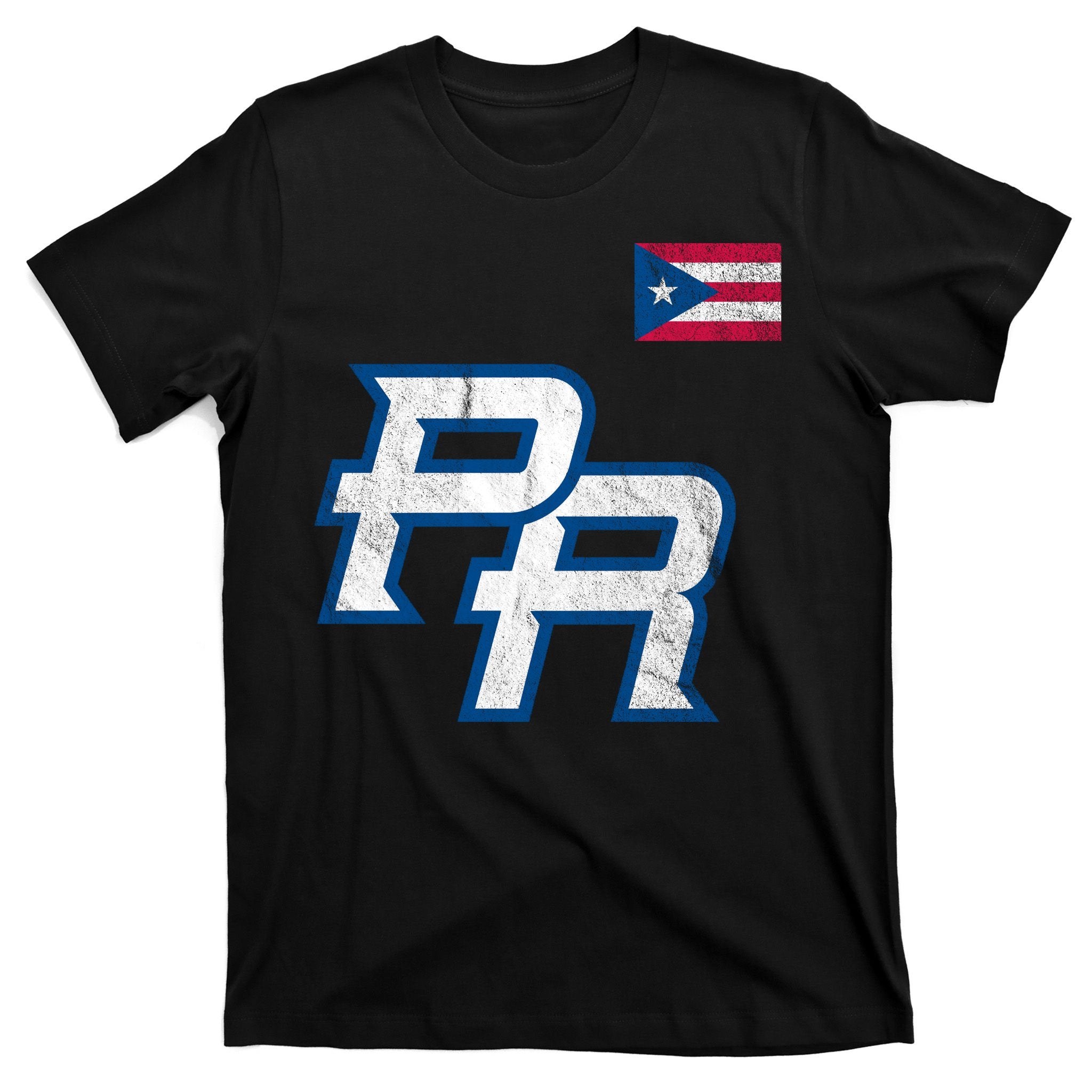 Puerto Rico Baseball Flag Pride Boricua Puerto Rico T-Shirt