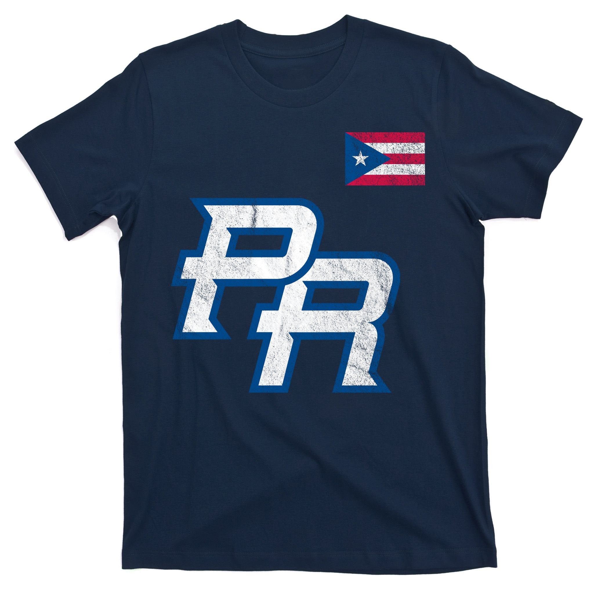 Puerto Rico Baseball Flag Pride Boricua Puerto Rico T-Shirt