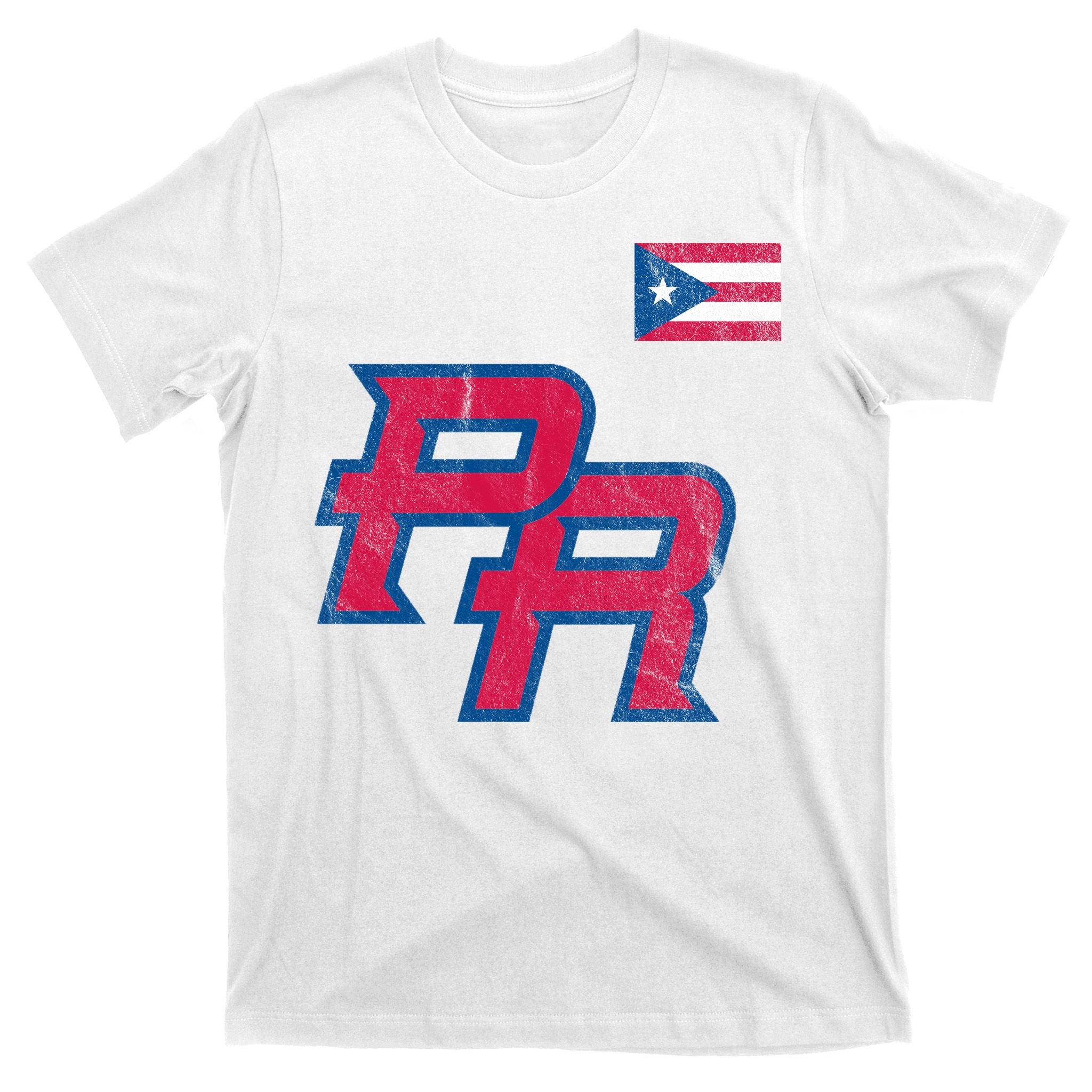 Puerto Rico Baseball Flag Pride Boricua Puerto Rico T-Shirt