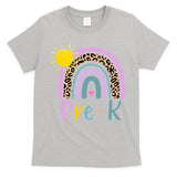 Pre-K Rainbow Teacher Student Back To School T-Shirt
