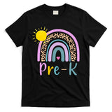 Pre-K Rainbow Teacher Student Back To School T-Shirt