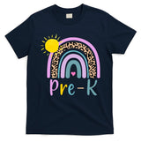 Pre-K Rainbow Teacher Student Back To School T-Shirt