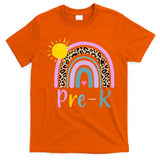 Pre-K Rainbow Teacher Student Back To School T-Shirt