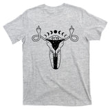 Pro Roe Middle Finger Uterus Womens Rights T-Shirt
