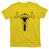 Pro Roe Middle Finger Uterus Womens Rights T-Shirt